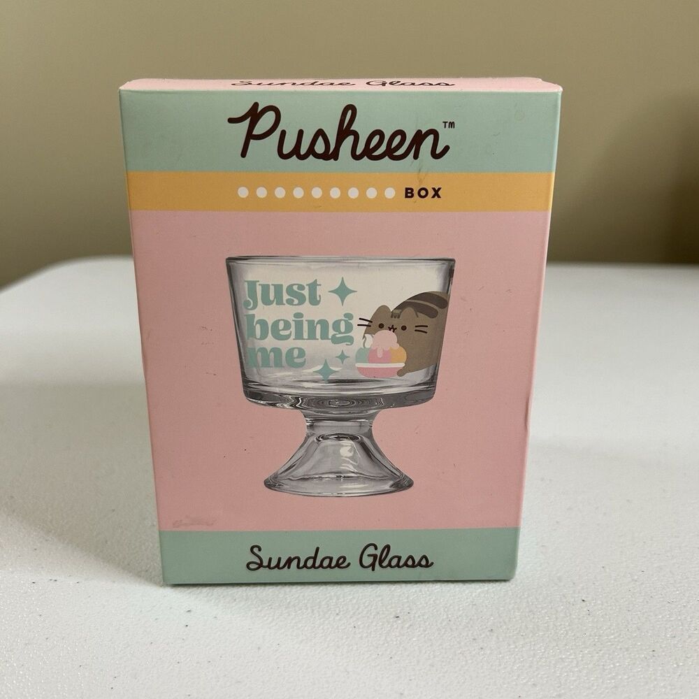 Pusheen  Summer 2021 Exclusive Sundae Glass Brand New In Box